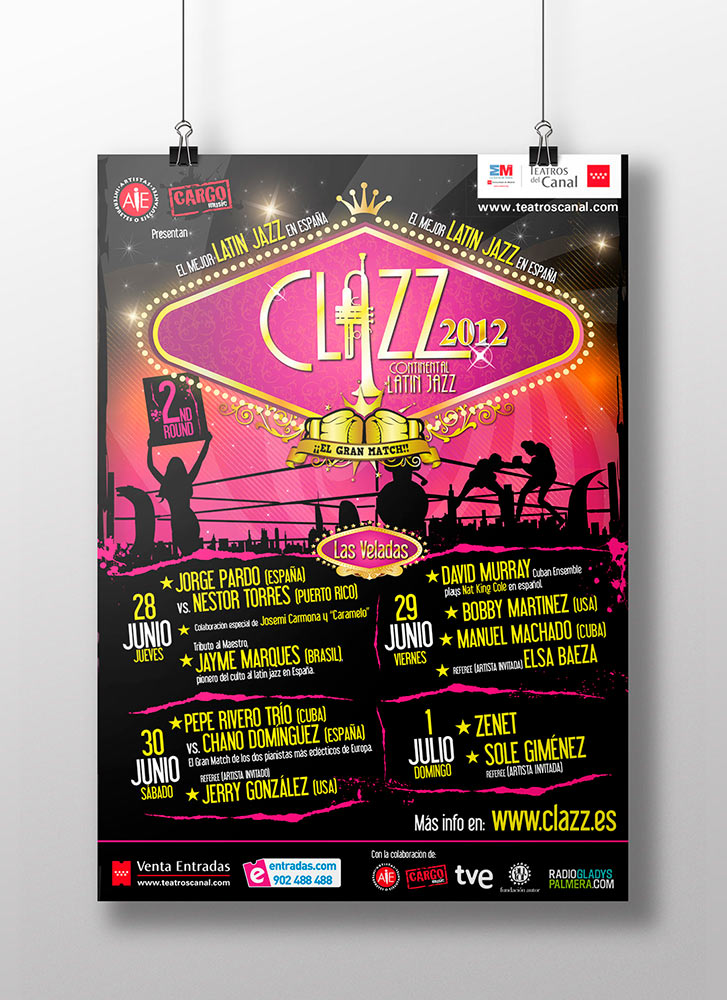 Diseño gráfico Valladolid - Cartel Clazz 2012