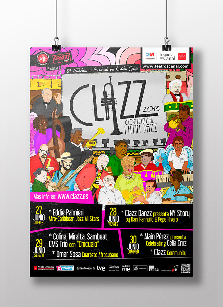 Diseño gráfico Valladolid - Cartel Clazz 2013