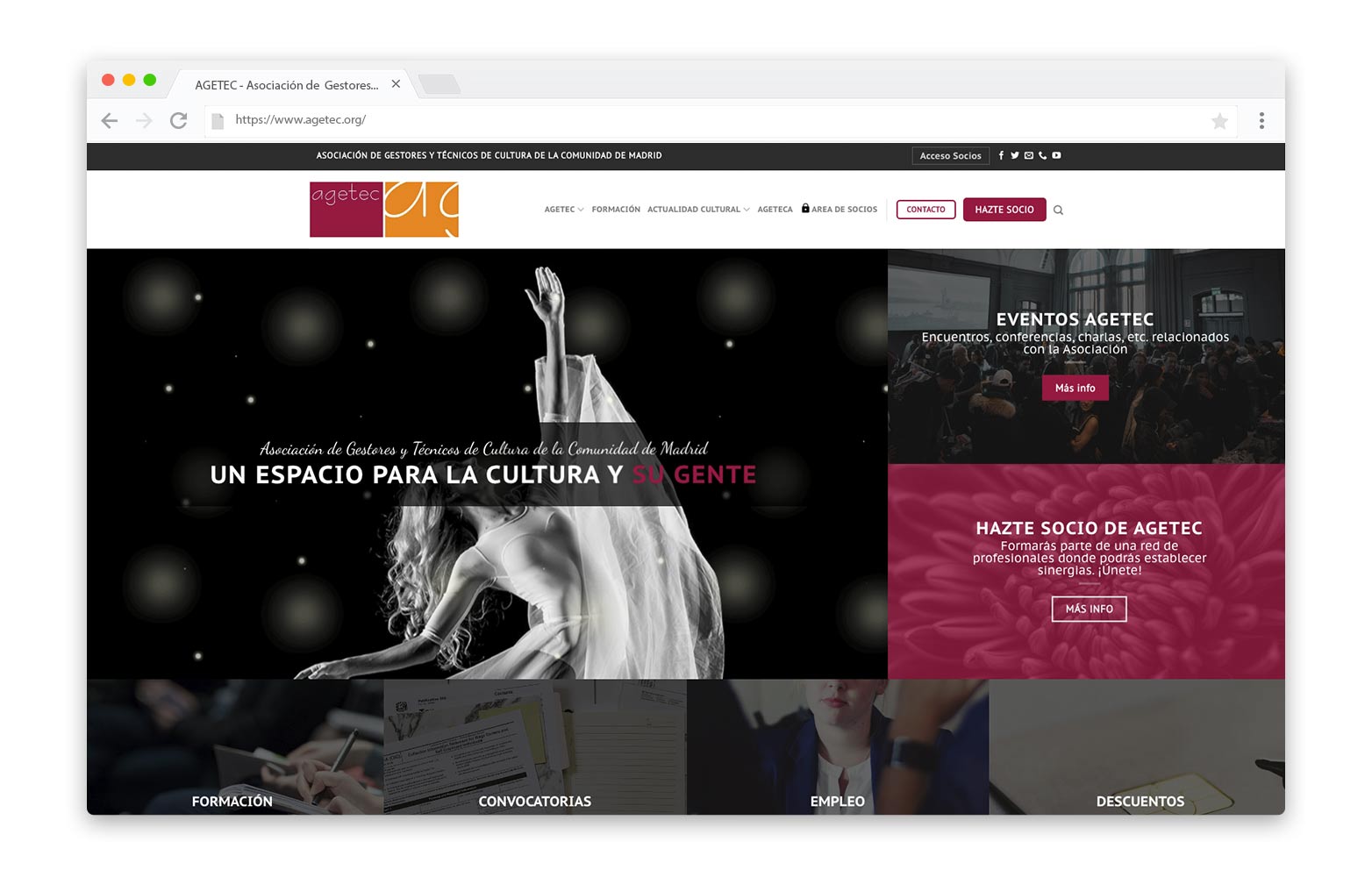Diseño web Valladolid - AGETEC