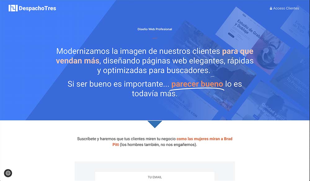 DespachoTres - agencia diseño web en Valladolid